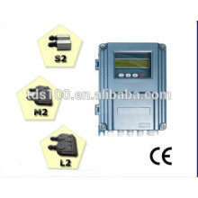 Professional manufacturer supply digital clamp on type portable ultrasonic fuel dispenser flowmeter